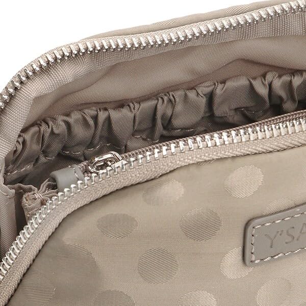 Isaac Dot Jacquard Cosmetic Pouch Y410193SC Black (10)