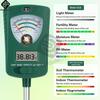 7-in-1 Soil pH Meter Analyzer Moisture Sensor Soil Tester for Gardening Hydroponics Planting PH Fertility Temperature Humidity