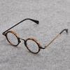 Trendy Round Frame Glasses New Vintage Women Men Small Frame Blue Light Blocking Eyeglasses Designer Luxury Eyewear