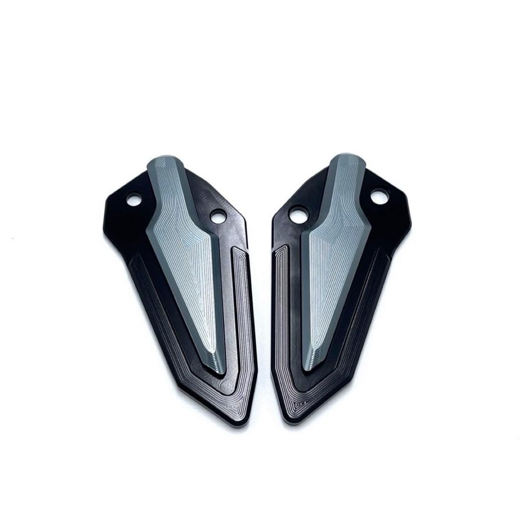 Motokano Foot Peg Heel Plate Guard for ZX-25R ZX-4R ZX-4RR SE (Titanium)