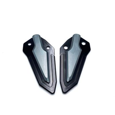 Motokano Foot Peg Heel Plate Guard for ZX-25R ZX-4R ZX-4RR SE (Titanium)