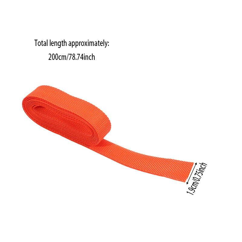 Wear-Resistant Cord Protector Wire Harness Shrinkable Braided Cable Management Sleeve Anti-Slip Protective Wrap