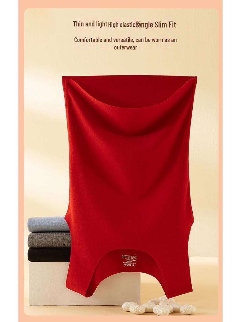 Nahtlose kationische Garn Unisex Warme Weste mit geformtem Design und angerautem Unterhemd