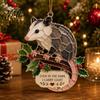Decorative Ornaments for Fireplace Faux Stained Glass Christmas Ornaments, 2D Hummingbird Dachshund Highland Cow Tree Hanging Decorations Decoration