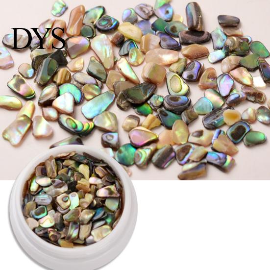 Nail Art Shell Decoration Colorful Natural Abalone Thin Slices 3D Charm Manicure Craft Ornaments Supplies DIY