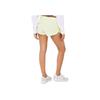 Adidas Originals Fashion Simple Sports Casual Shorts Women Shorts Lemon-Yellow FK0479