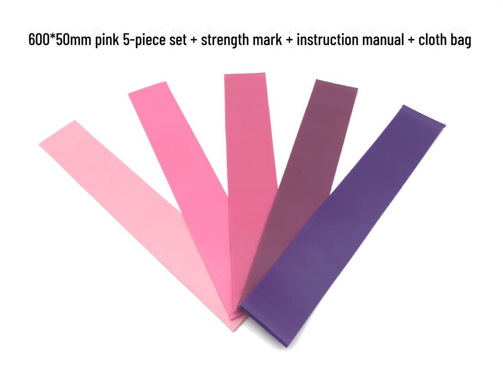 Silicone Yoga and Fitness Resistance Band for Squats and Rehabilitation.
