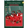 Charm pentru geantă Desen animat Etichetă de Crăciun Pandantiv Pom de Crăciun Xmas Moș Crăciun Breloc Coroniță Creativă de Crăciun Cerb Inel de Chei Fete