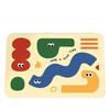 Cartoon Bathroom Floor Mat Water Absorption and Dirt Resistance Fun Bathroom Doorway Quick-drying Diatom Mud Floor Mat Toilet Anti-slip Mat