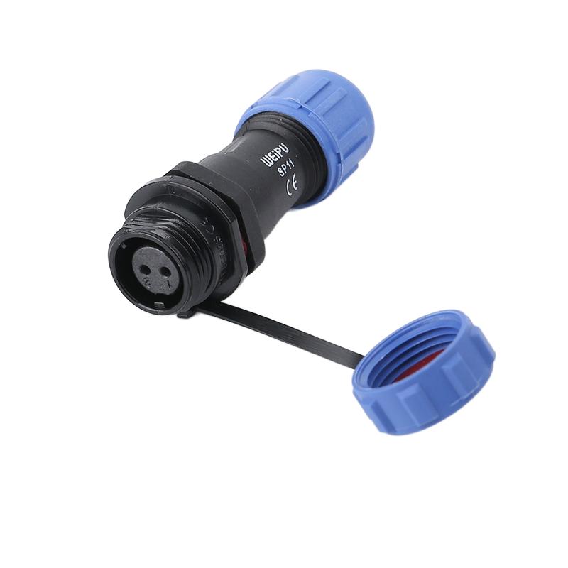 WEIPU SP11 SP1110/P SP1110/S IP68 Low Voltage 2 3 4 5 Pin Electronic Connector Waterproof DC AC Power Cable Wire Adapter LED