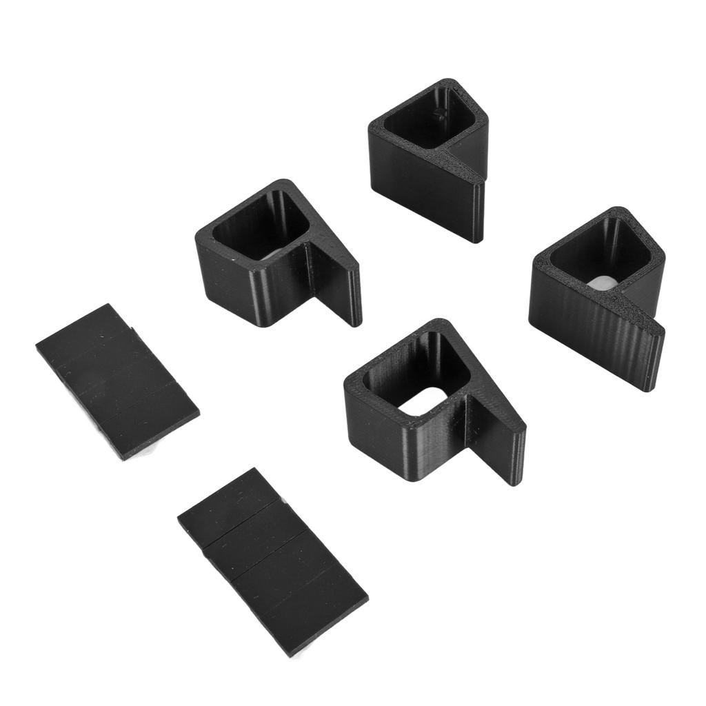 4pcs Game Console Horizontal Version Heightening Bracket Slip Resistant Wear Proof Accessories for Xbox One S X Black