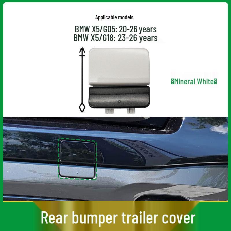 

BMW X5M Rear Bumper Tow Hook Cover (2019-2026) - Part 51128099126