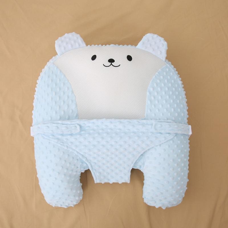 Cartoon Baby Support Pillow for Newborns Helping Relieve Gas and Colic Soft & Breathable Mood Comforting Doll Toy
