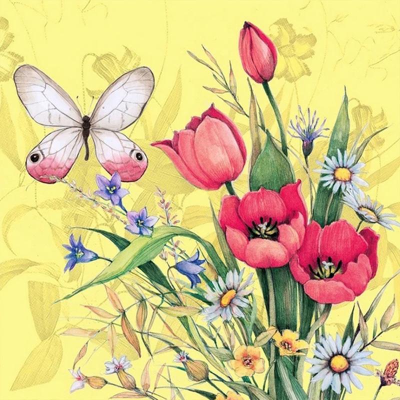 Diamond Painting Flower Full Drill Square/Round Diamond Embroidery Mosaic Picture Of Rhinestones Wall Art Handmade Gift