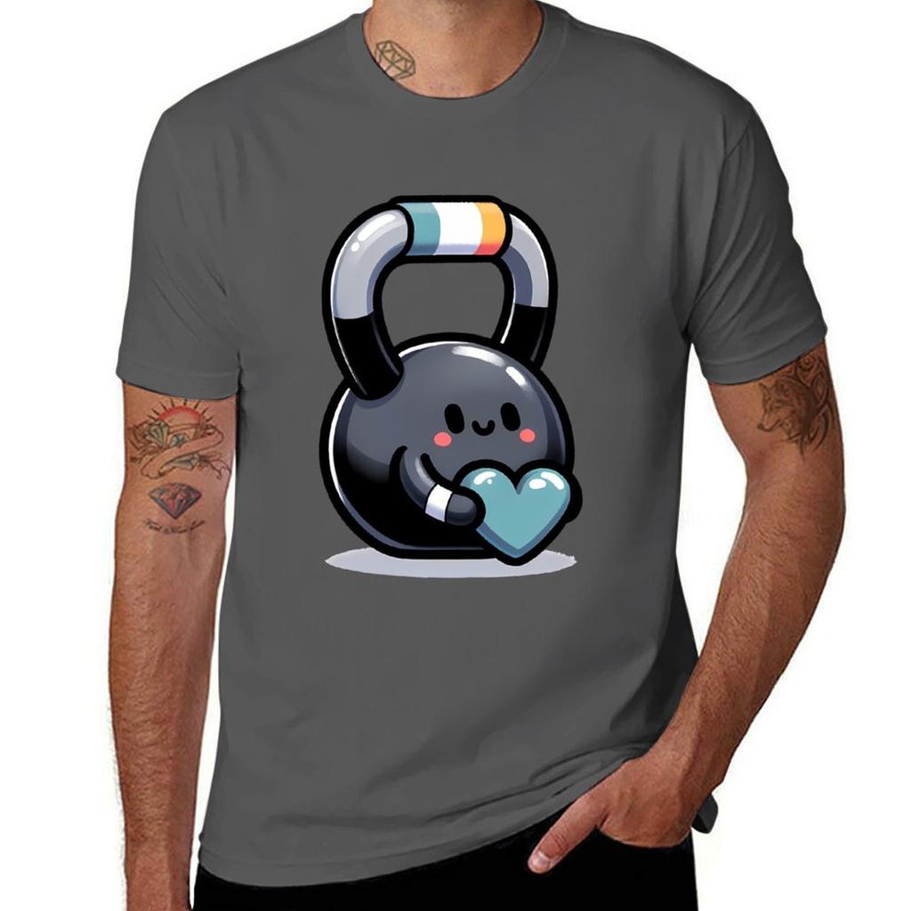 Kettlebell Crush Love Your Workout Tshirt Classic Crew Neck Cotton Tshirt