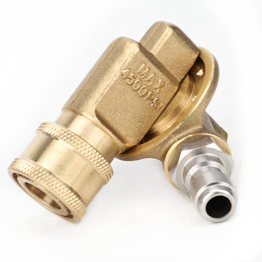 High Pressure Washer Spray Nozzle 7Level 240 Degrees  Adjustable Nozzle Tip 14 Inch Quick Plug