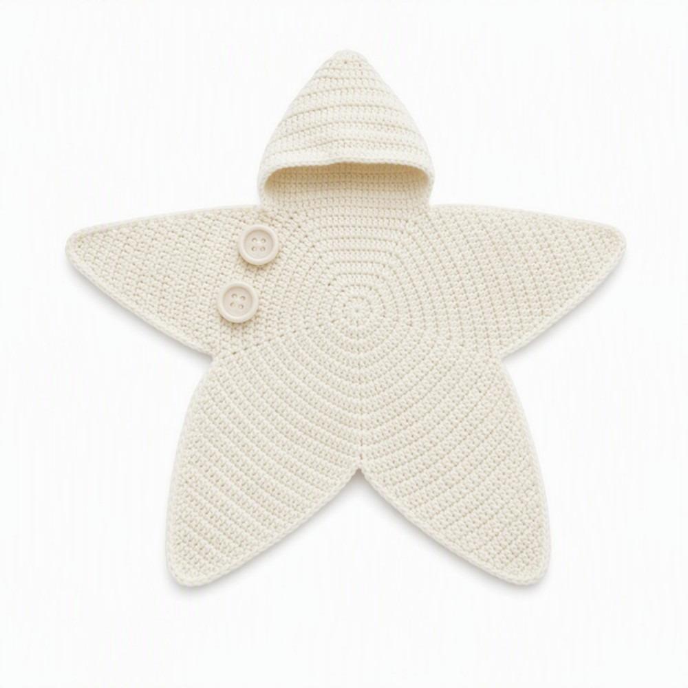 Hooded Design Seal Star Comfort Sleeping Bag Starfish Baby Swaddle For Boys and Girls