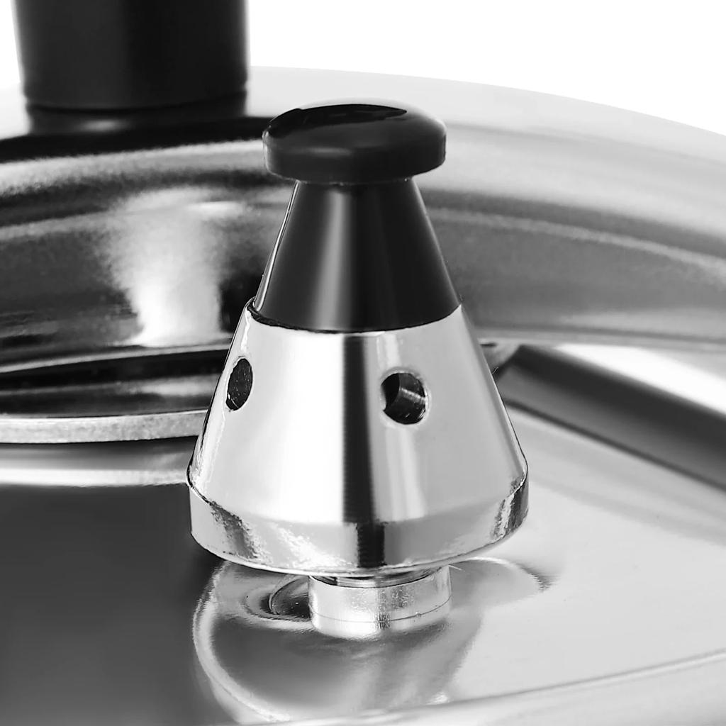 60Kpa Cookware 6L/7L Pressure Canner Induction Compatible Cookware with Spring Valve Safeguard Devices for Stoves Induction