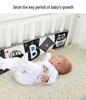 Black & White Ladybug Crib Bumper and Cloth Book for Infant Early Education