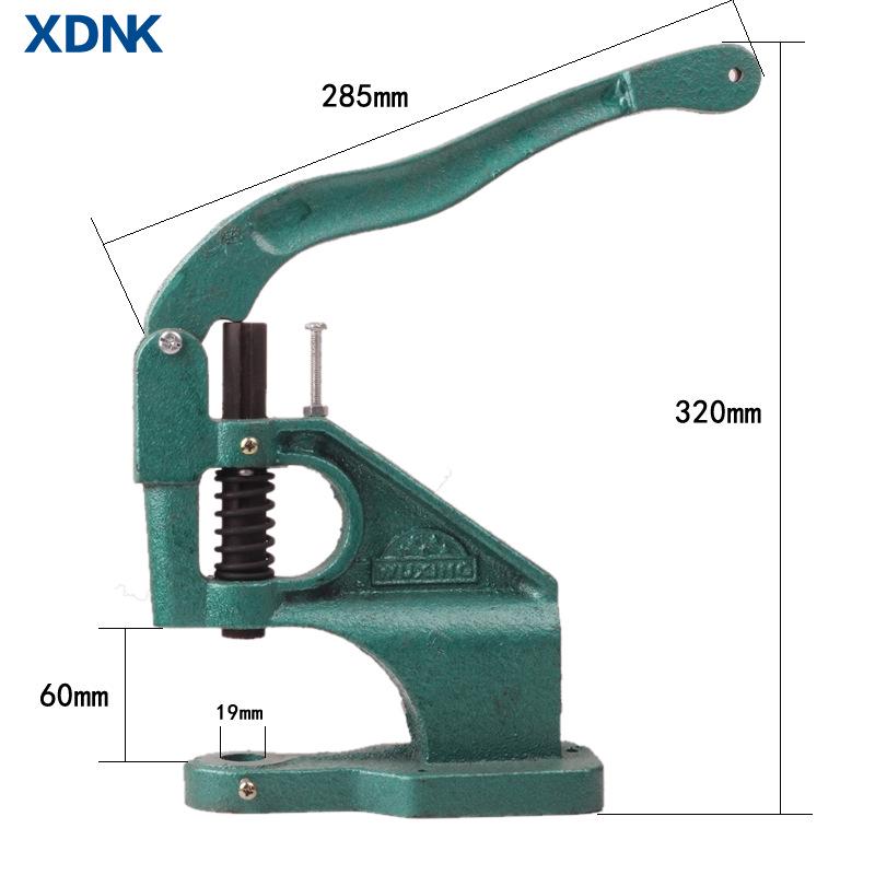 Portable Manual Snap & Rivet Four-Button Press Tool