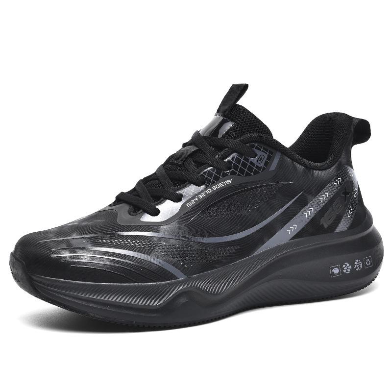 Non-slip shoes soft sole versatile running shoes casual men's leather waterproof men's shoes new breathable sports shoes