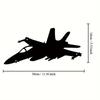 Stunning 1pc Aesthetic Wall Decoration! Retro Metal Hanging Ornament. Jet Fighter Wall Art. Metal Wall Sign. Coffee Sign. Art.
