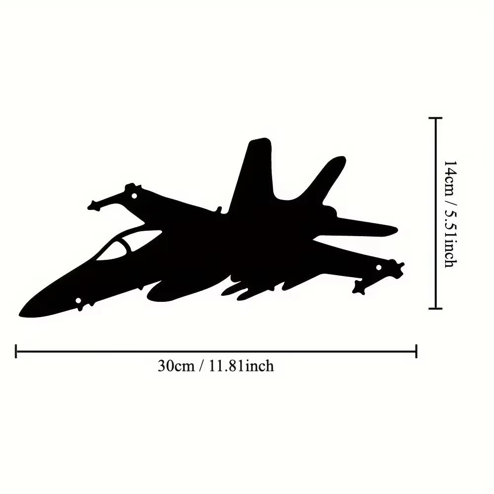 Stunning 1pc Aesthetic Wall Decoration! Retro Metal Hanging Ornament. Jet Fighter Wall Art. Metal Wall Sign. Coffee Sign. Art.
