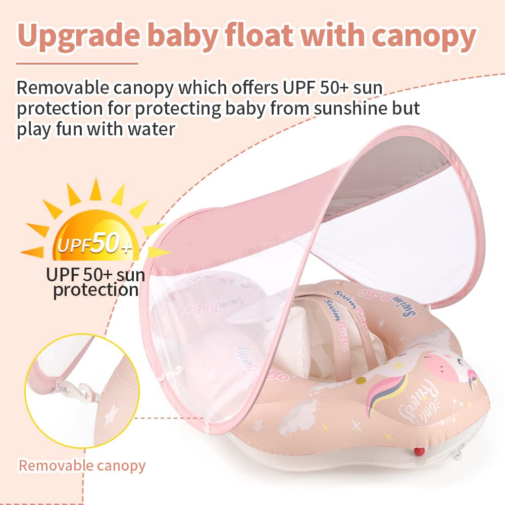 Baby Suitable for Horse Foot Insert Sunburn Swim Swimming Water Swimming Toys Children's Float, Float, Unisex, 3-48 Months, Float, Type, Roof,