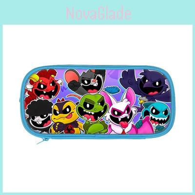 Nightmare Critters Double Layer Pencil Case With Nylon Material For Students And Kids