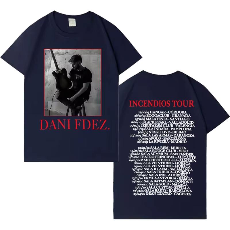Rapper Dani Fernandez Fashion Tour Tshirt Unisex Women Tshirts Comfort Classic Casual Y2K High Quality Fashion Casual Tshirts