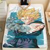 Dragon Ball characters Print Flannel Blanket,High quality Comfortable for All Seasons,Home Decor,Warmth and Comfort,Perfect for Christmas Gifts