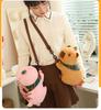 Capybara Plush Backpack for Kids - Cute Doll Toy
