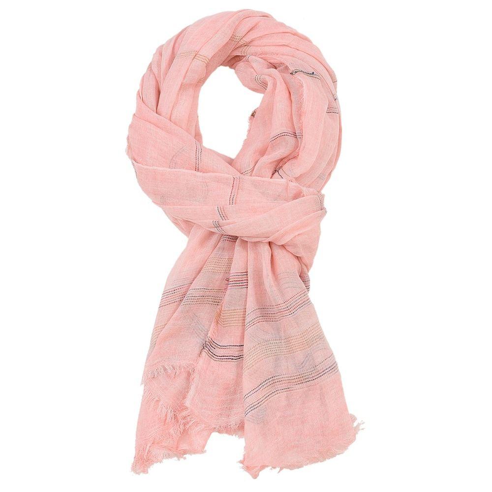 Cotton Linen Yarn-dyed Striped Men's Scarves Winter Men Scarf Tassel Long Shawl Bufanda Male Accessories