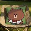Character Cartoon Bear Cushion Cover Soft Reversible  Durable Pillow Cover  MultiScene Use for Home  Car Daily Comfort