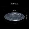 High-Temperature Resistant Disposable Picnic Plates - Food-Grade Plastic for Serving Meals