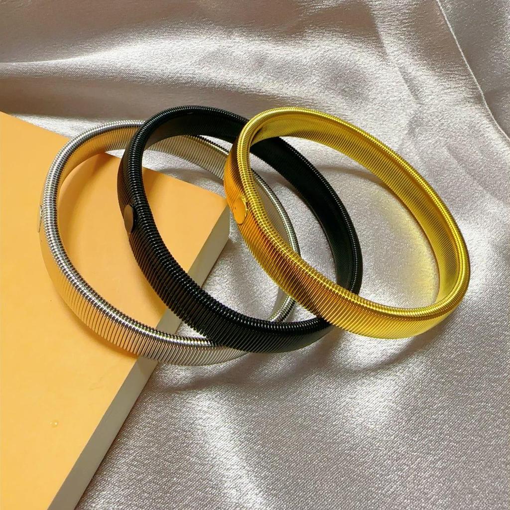 Men's Simple Elastic Metal Bangle Armlet Sleeve Holder
