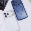 Applicable to iPhone17ProMax matte semi-transparent lens mobile phone case with Ai camera button, the new 17Pro fine hole magsafe magnetic suction