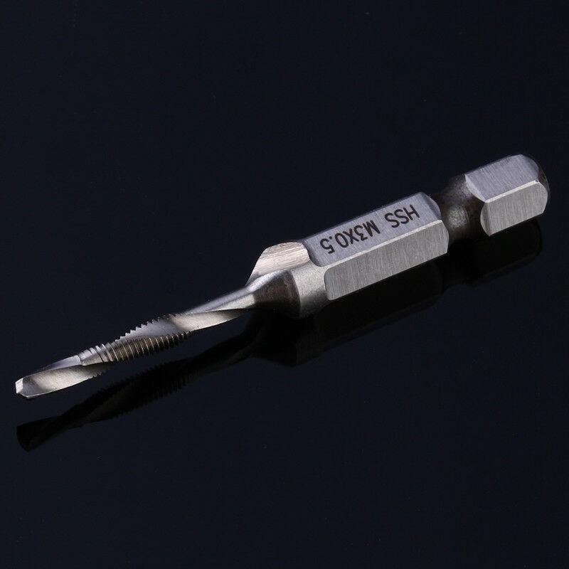 

Набор шестигранных титановых сверл с резьбой и покрытием, комбинированный инструмент-метчик, подходит M3*0.5mm