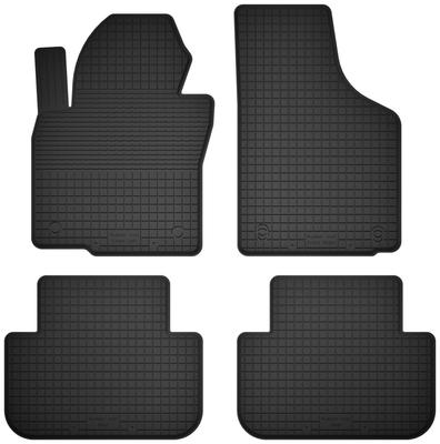 Gummifußmatten für Automatten, 4er-Set, universell für: Volkswagen Touran I Minivan (2004-2010)