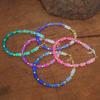 Lavender Ethiopian Opal Bracelet: Sterling Silver Birthstone Jewelry