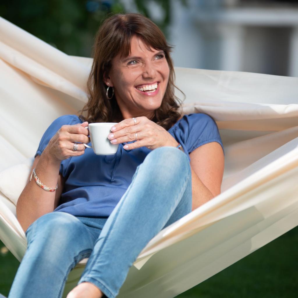 La Siesta Hammock Family Size Brisa for People Outdoor Camping Indoor Family Vanilla Classic Hammock Brisa Kingsize Vanilla [La Siesta] 1-3 BRH18-1