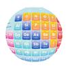 Periodic Table of Elements Lantern Educational Science Theme Chemistry Chart Round Paper Lantern for School Classorom Decor