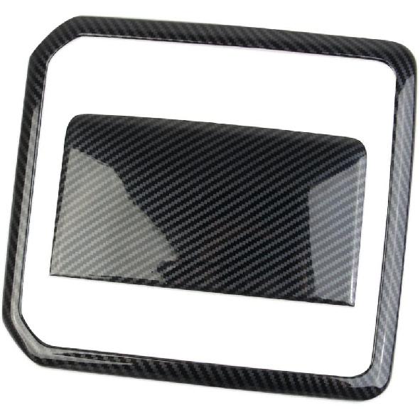 Carbon Fiber Interior Roof Reading Light Lamp Cover Trim Accessories for Toyota Tundra 2022+ Sequoia 2023+ Tacoma 2024+ 4Runner 2025+