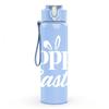 1PC Faint Happy Easter Text 750ml Color Plastic Sports Water Bottle Leakproof Flip Straw Lid Suitable for Sports Office Home Use