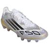 adidas F50 Elite Comoda Leggera HG (Borchie corte in gomma) Scarpe da Calcio Resistenti Scarpe da Calcio Unisex Bianco Nero JR1701