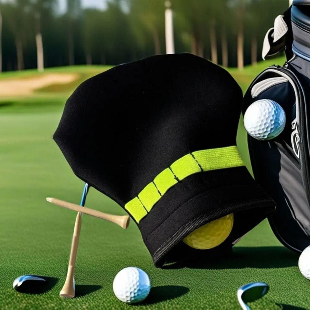 Portable Golf Ball Tee Holder With Metal Clip Golf Stud Pocket Golf Tee Bag  For Golfers