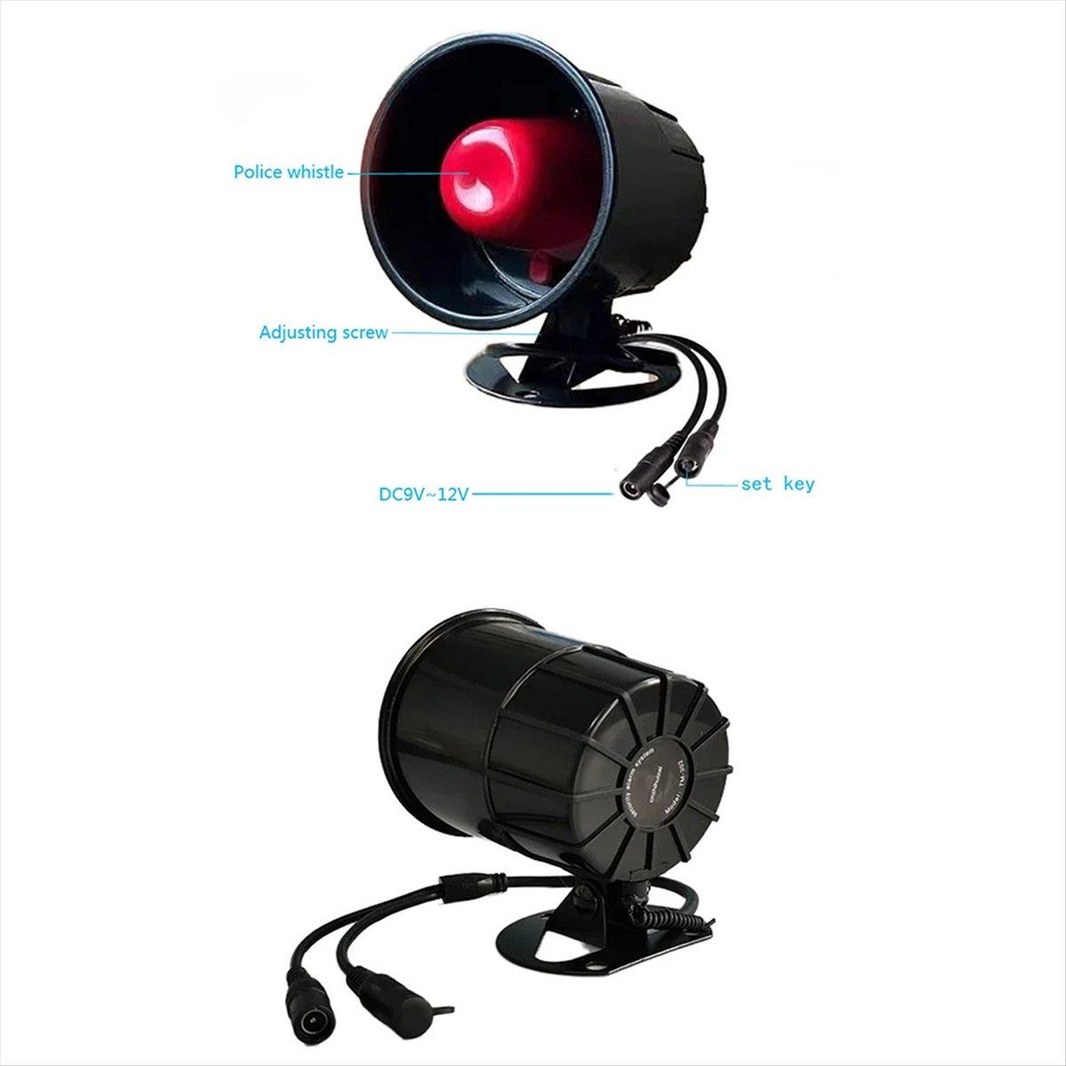 

433Mhz Wireless Siren Alarm System for Home Security Burglar Alarm with Infrared Sensors Long Range EU Plug China Mainland