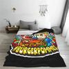 Lukasbs Burgerpommes New Songs Blanket Fleece Decoration iCrimax Cozy Soft Throw Blankets for Bed Travel Quilt