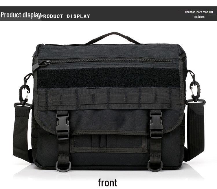 Men's & Women's Outdoor Tactical Crossbody Bag - Camouflage Black Hawk Laptop Backpack