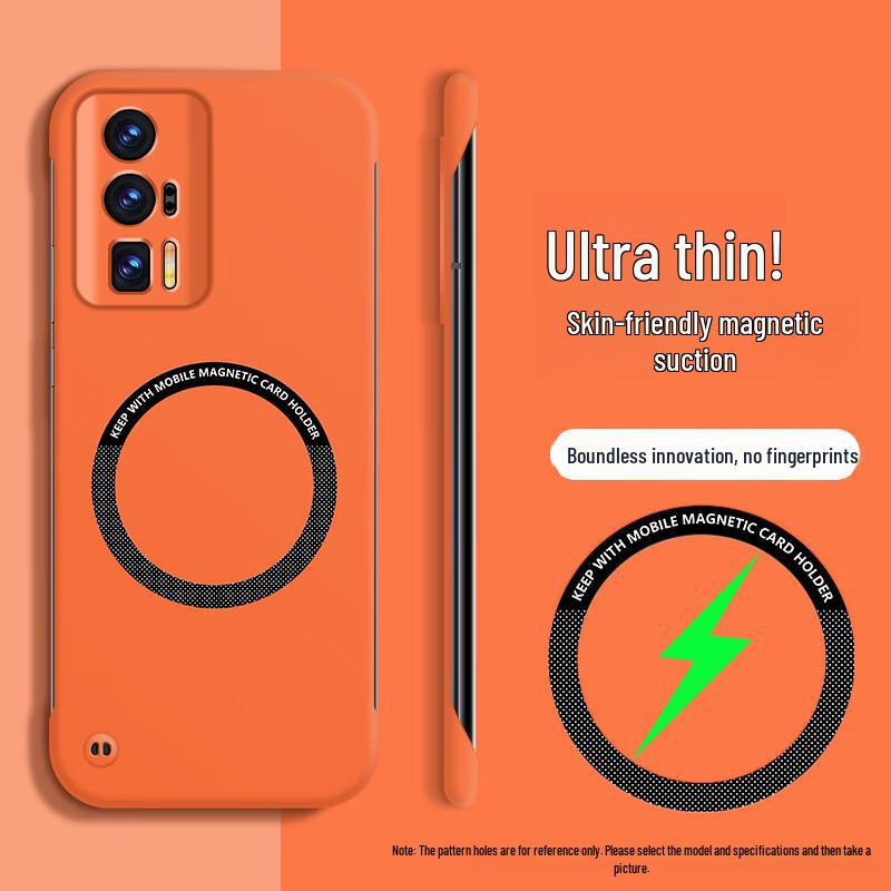 

Бездротова магнітна накладка для Redmi K60/K50Pro - Ультратонка, Безрамкова, Напівзахист для Note12 Turbo Redmi Note 10 Pro